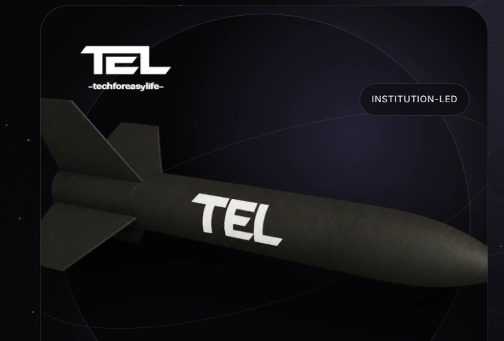 Black TEL model rocket from the educational kit